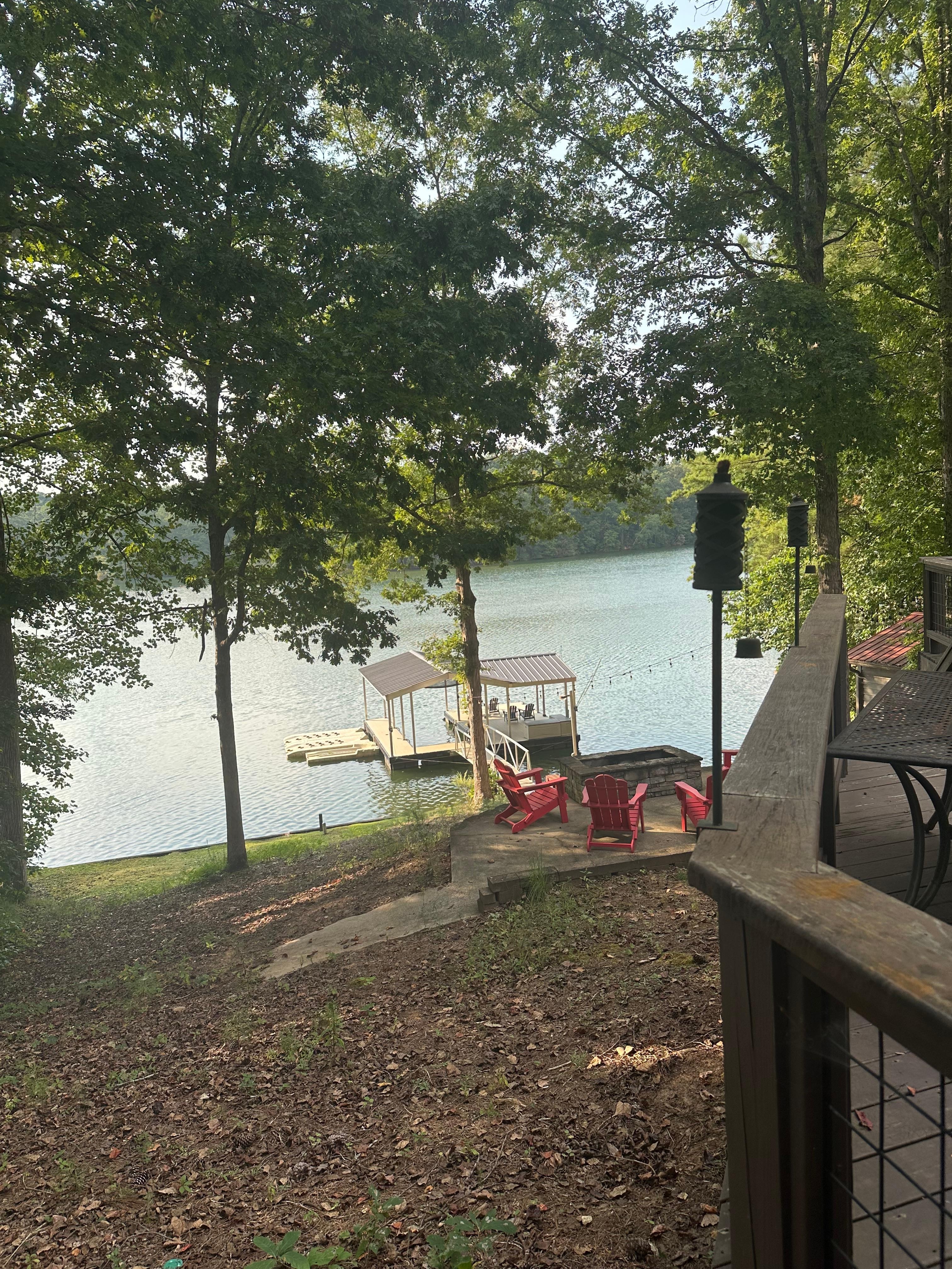 The view from the back deck is amazing!