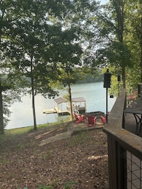 The view from the back deck is amazing!