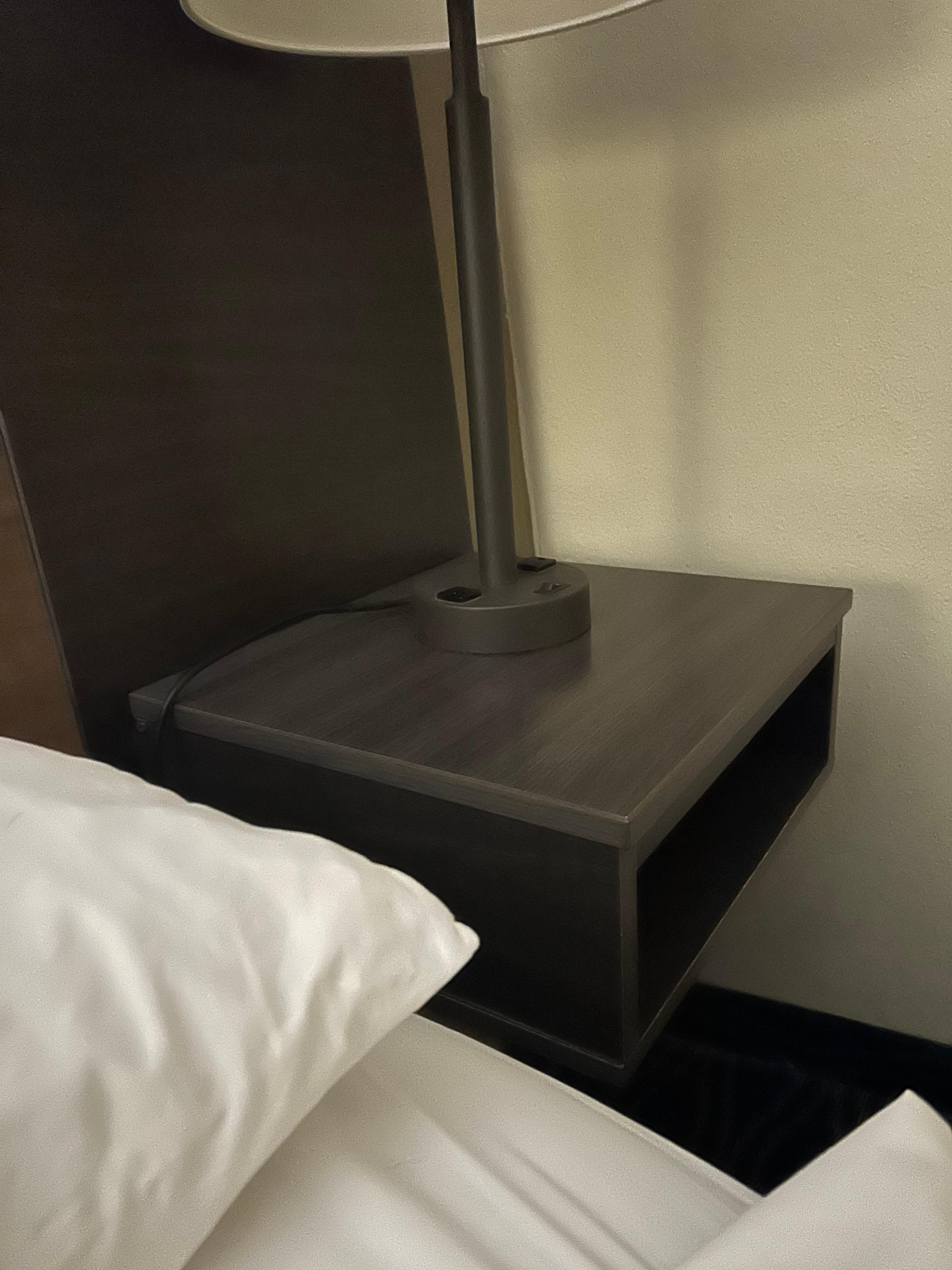 Dangling nightstand