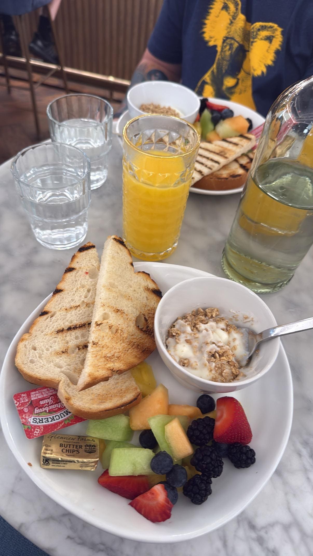This is the continental breakfast.