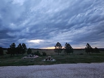 Evening view from the porch