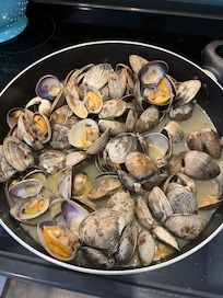 Dinner from the beach!!