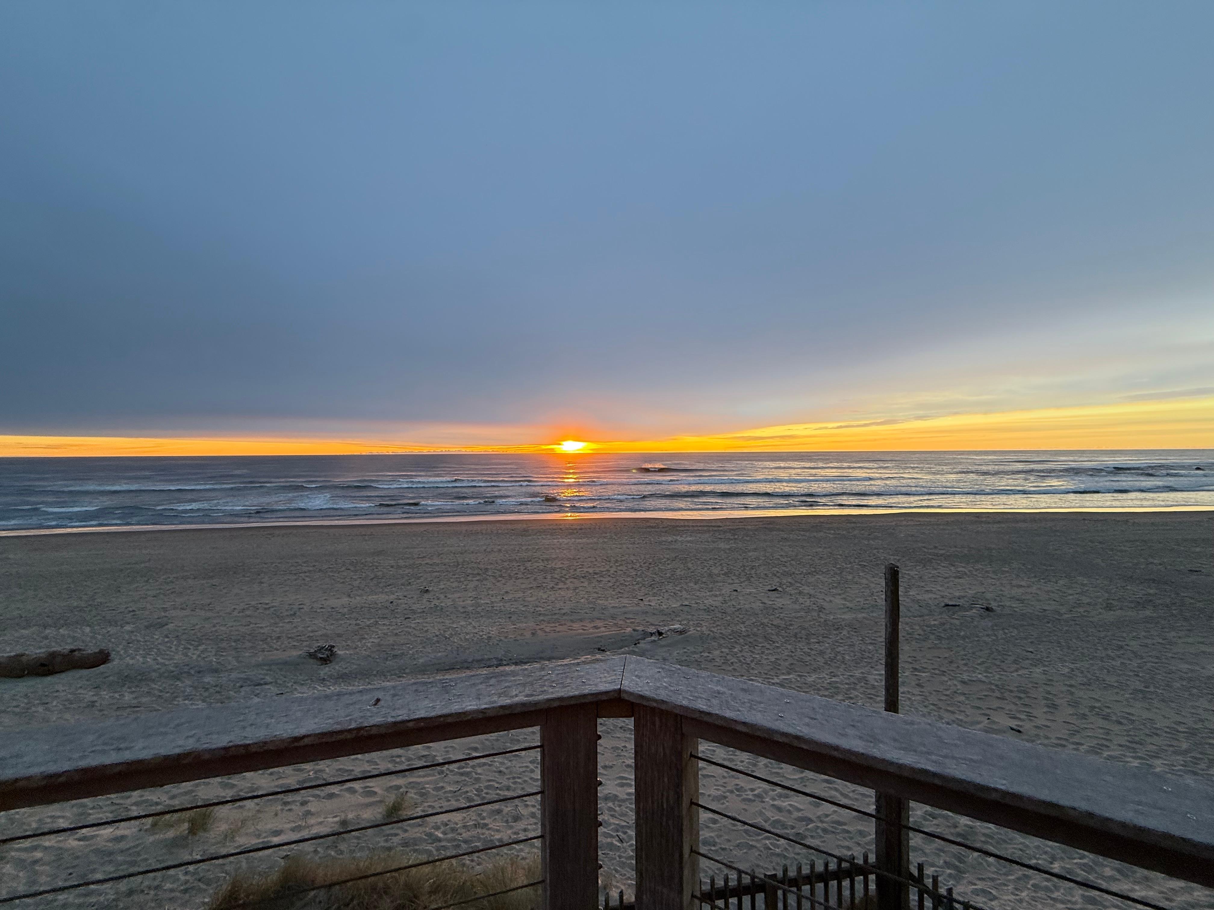 Sunset our last night 