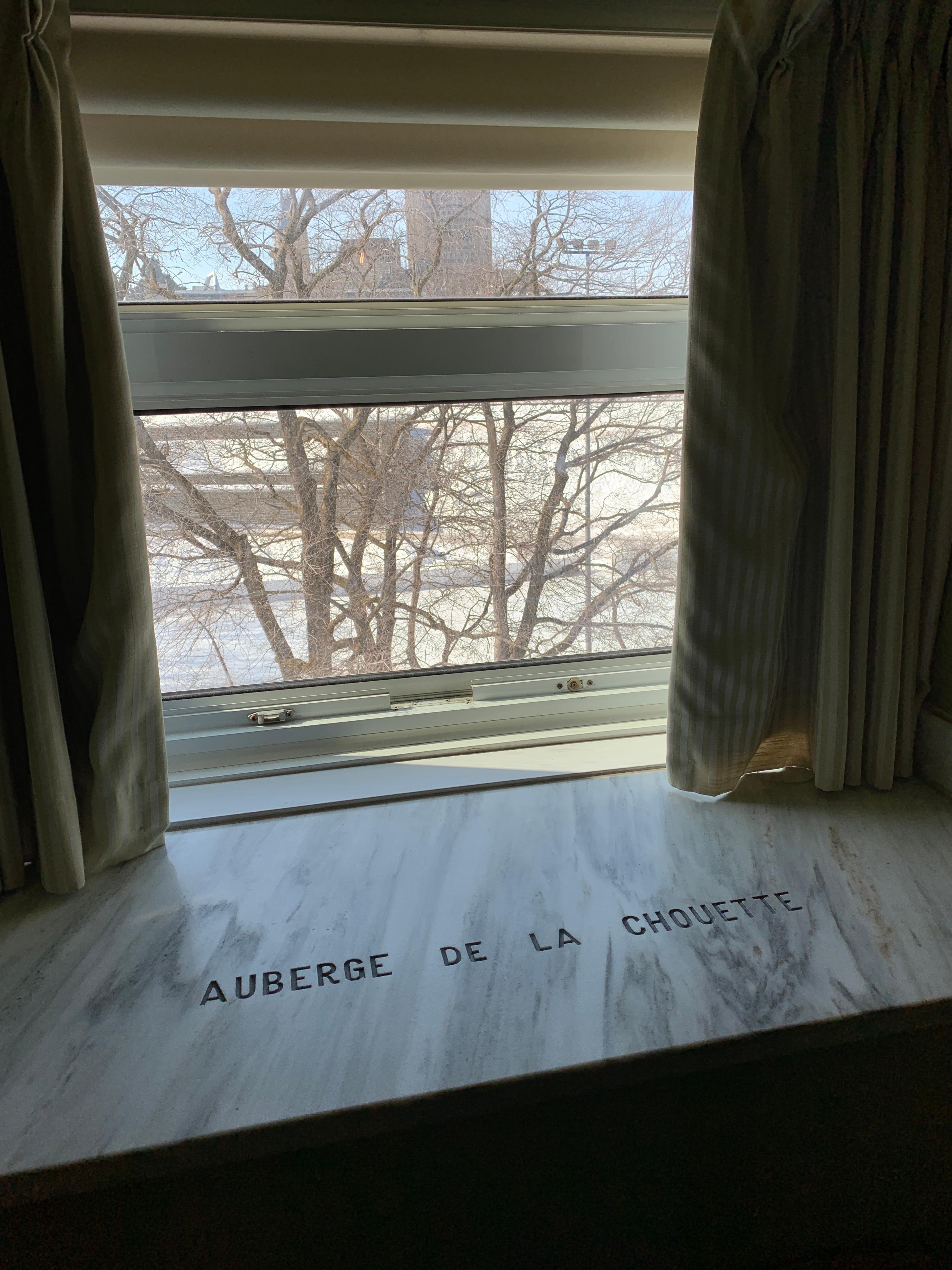 View of Parliament, park and fortification wall