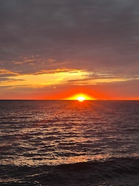 Sunset walking distance from cabin