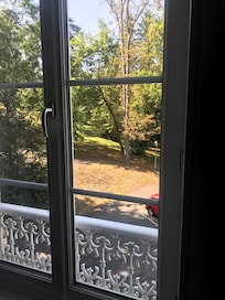 Vue sur le parc thermal