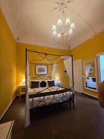 The room with high ceiling