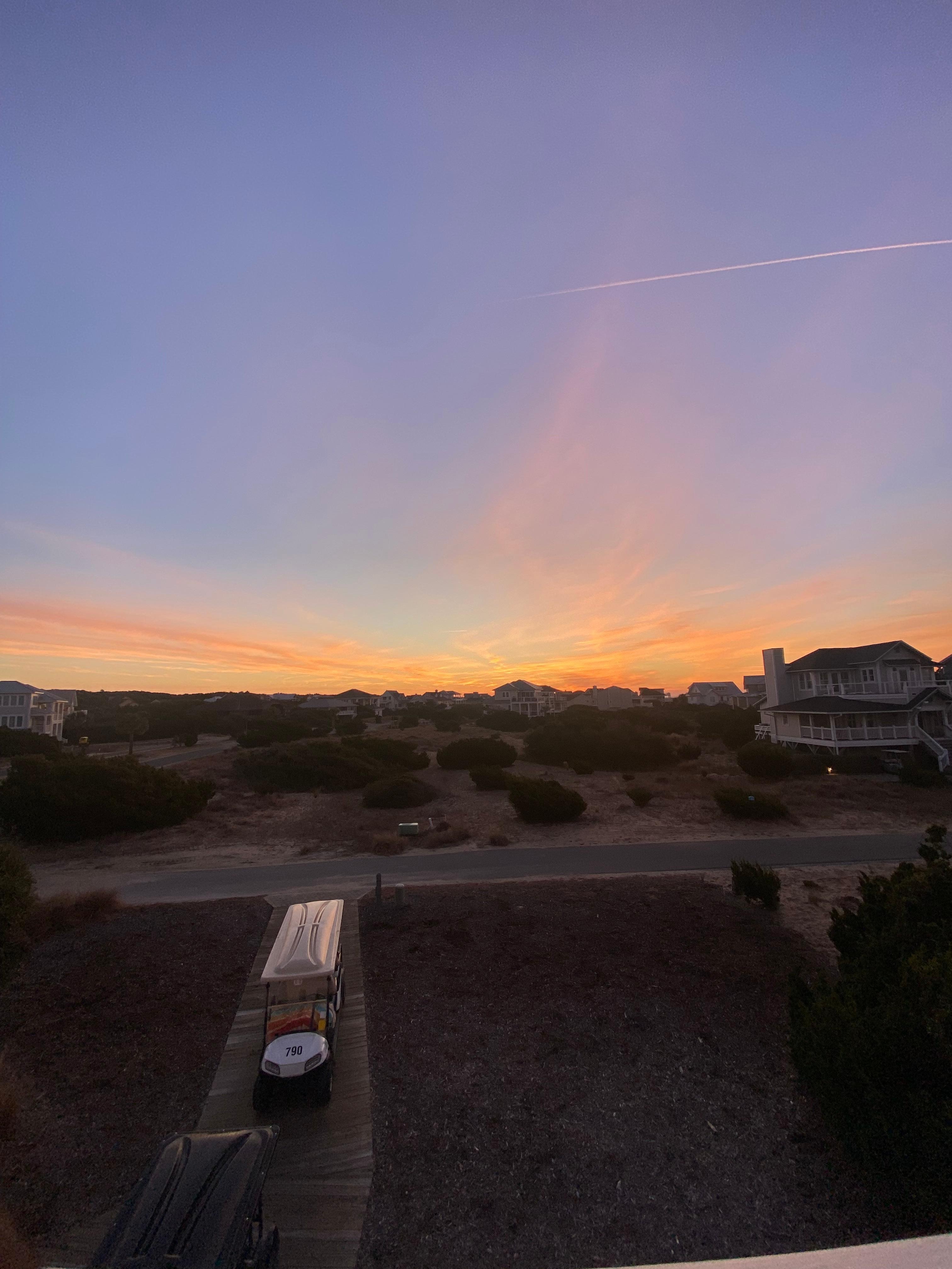 The sunrise and sunset were out of this world! 