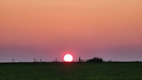 Sunset seen off the porch