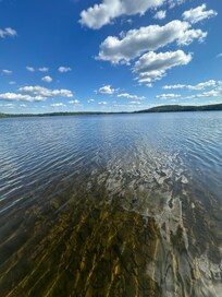 View of the water from the dock