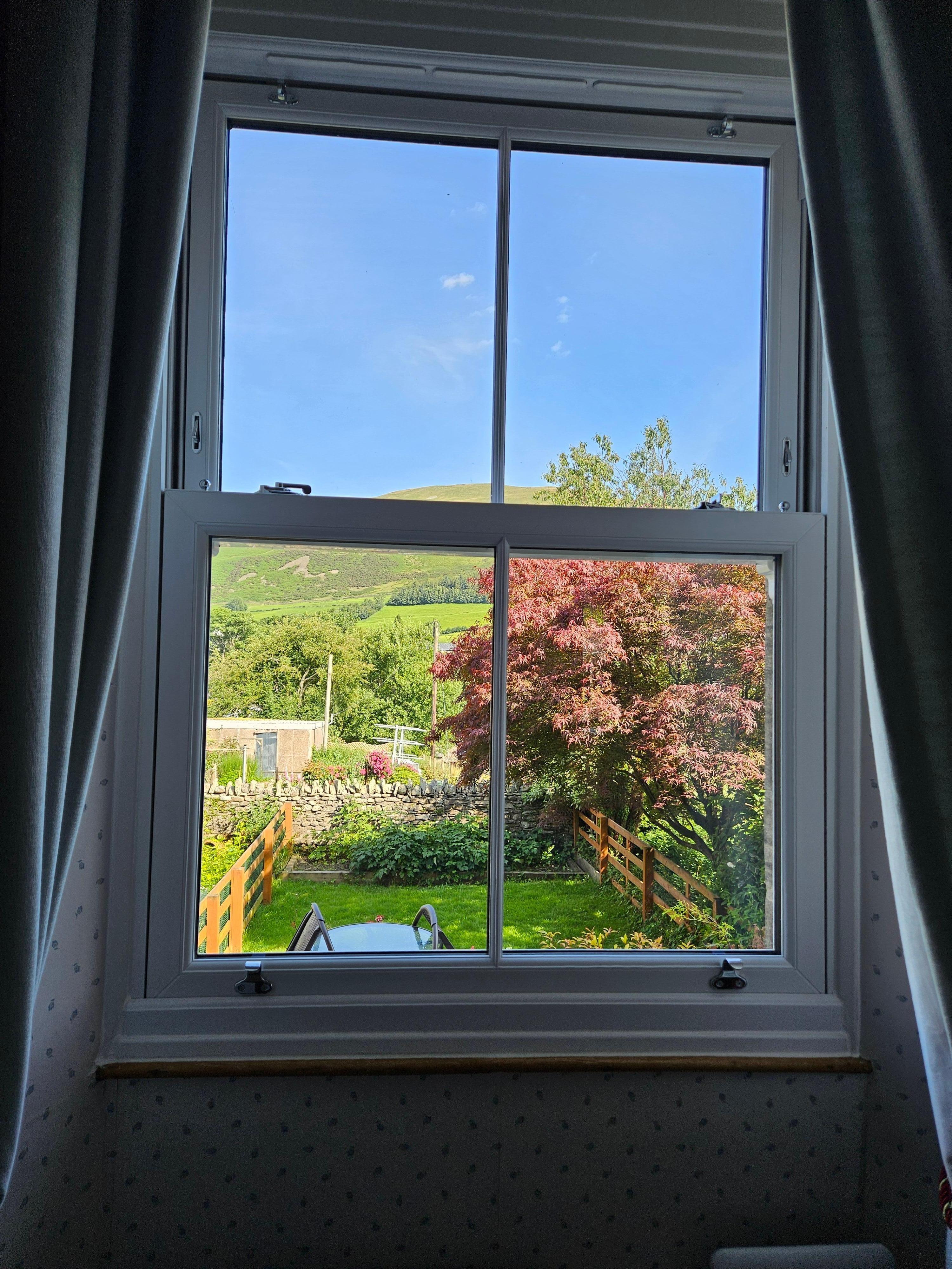 View from the living room window 