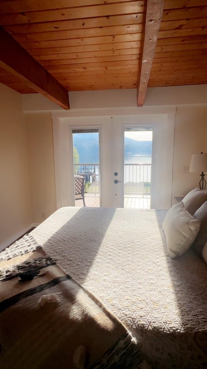 The view from the Master that leads onto the deck