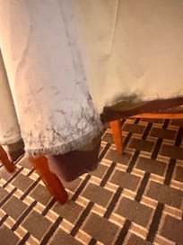 Filthy drapery