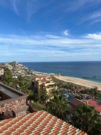 View from our room. Can see whales breaching!