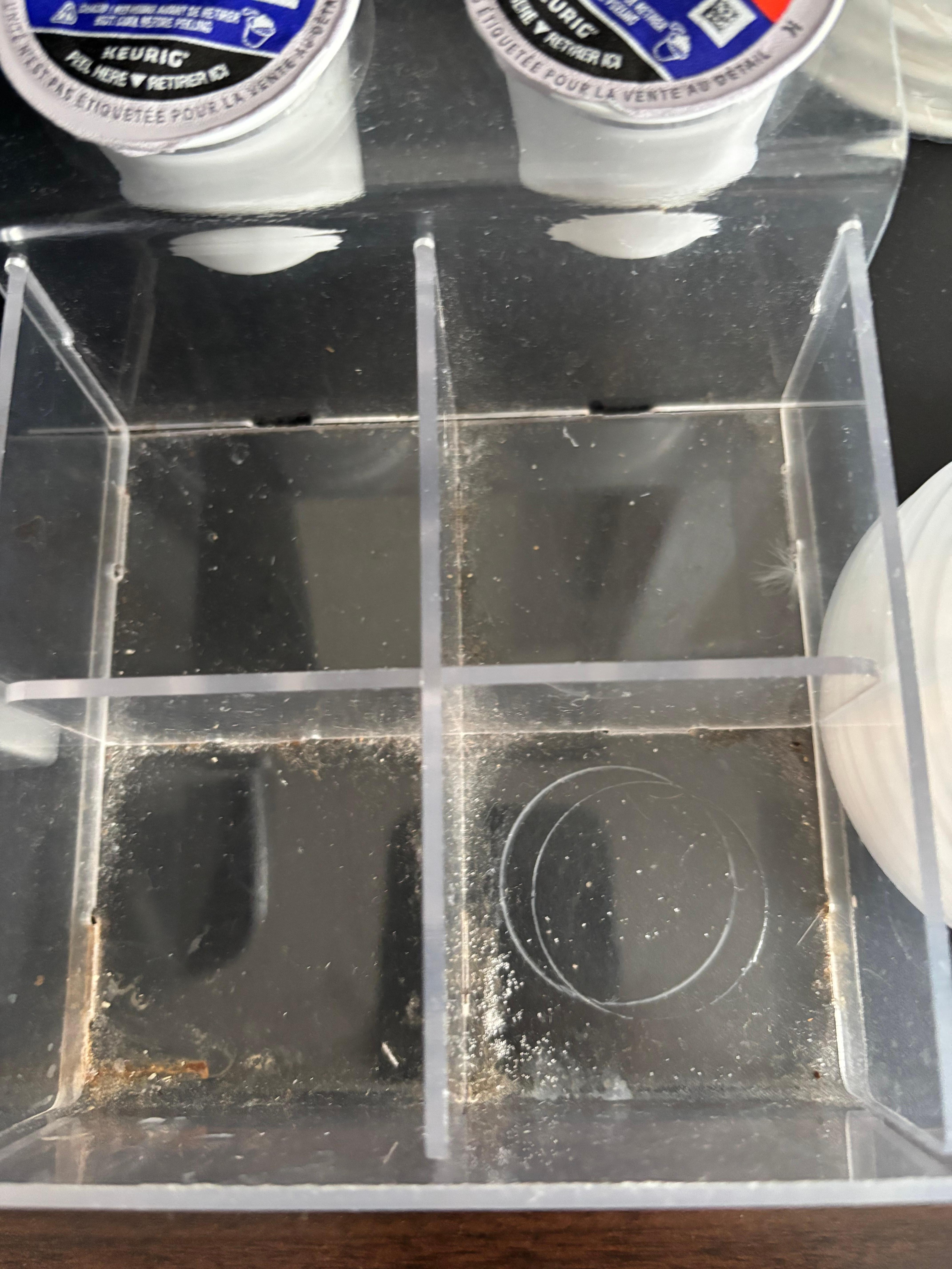 Dirty coffee pod holder