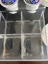 Dirty coffee pod holder