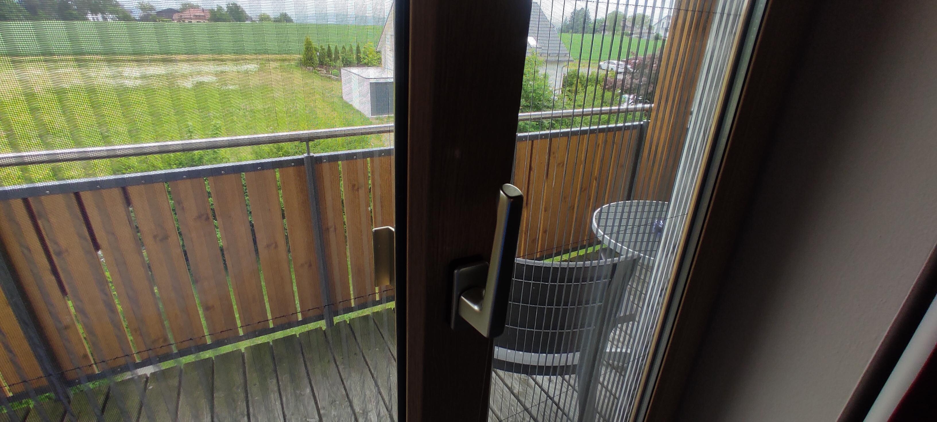 Blick auf den Balkon 