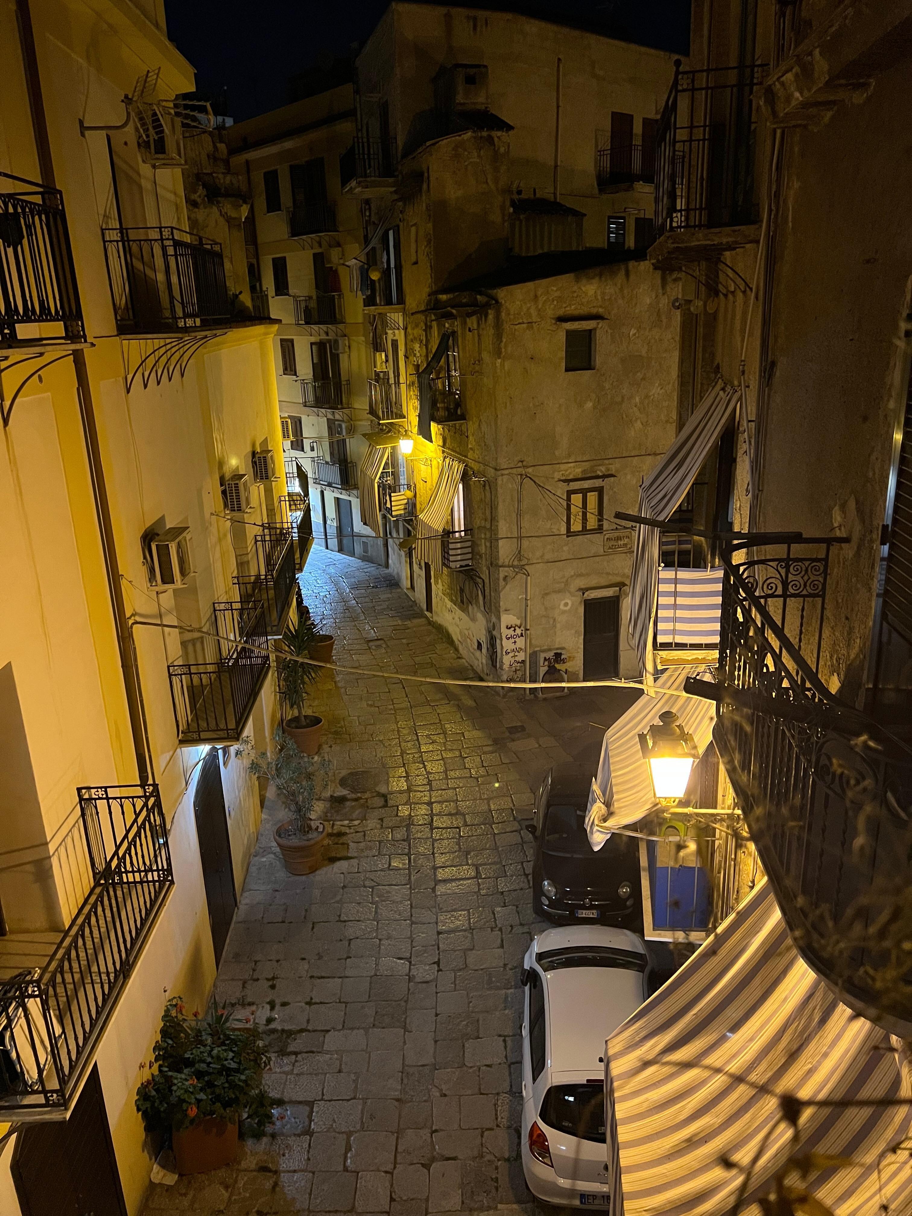 View from balcony. 