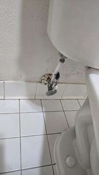 Rust in bathroom