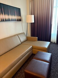 Comfy spacious lounge area