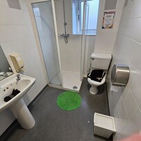Clean private bathrooms.