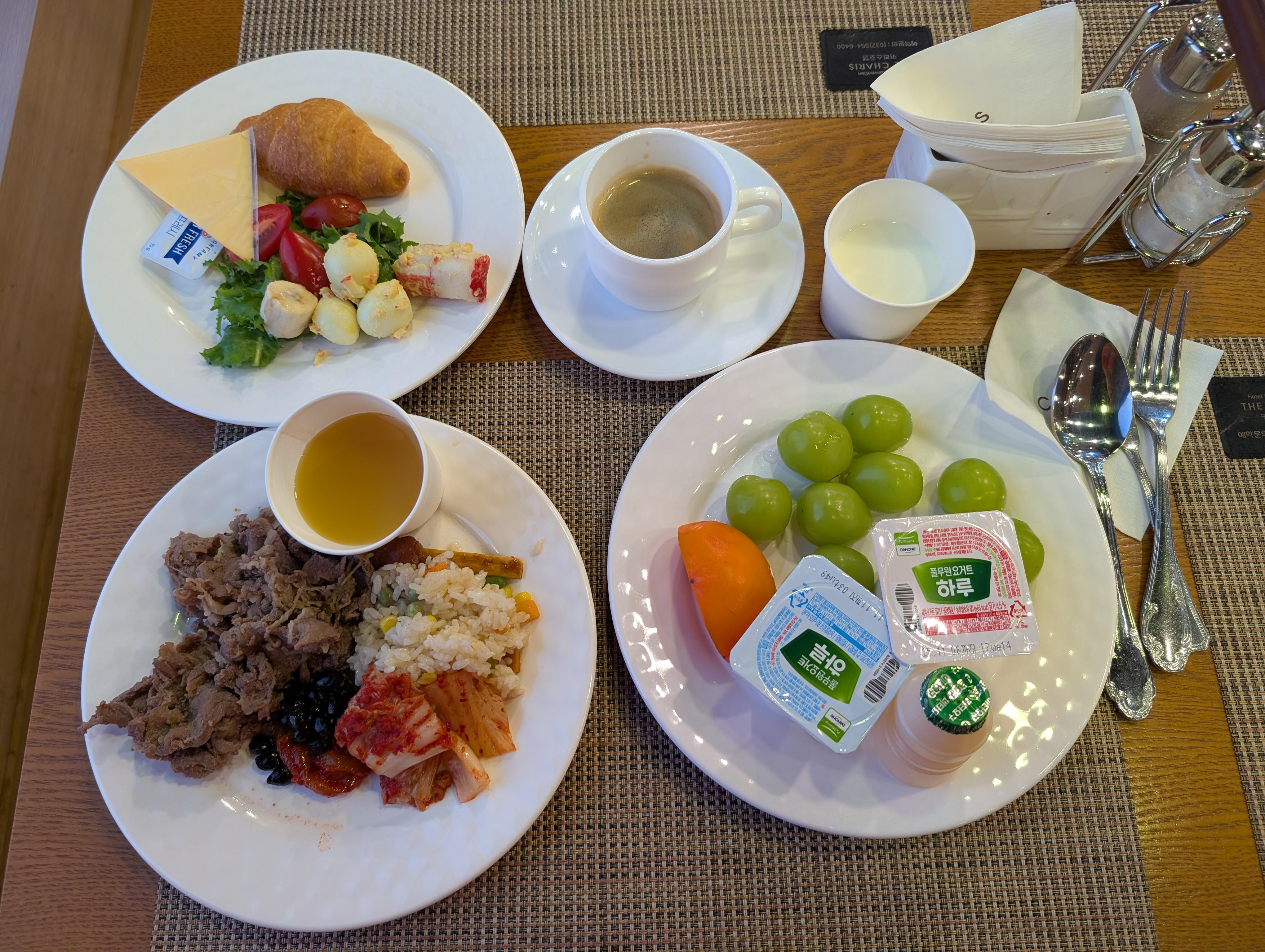 朝バイキング
ぶどうたくさん食べました