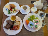 朝バイキング
ぶどうたくさん食べました