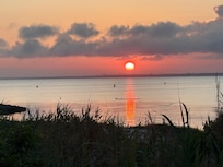 Sunset from deck