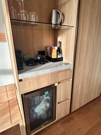 Mini bar including coffee machine