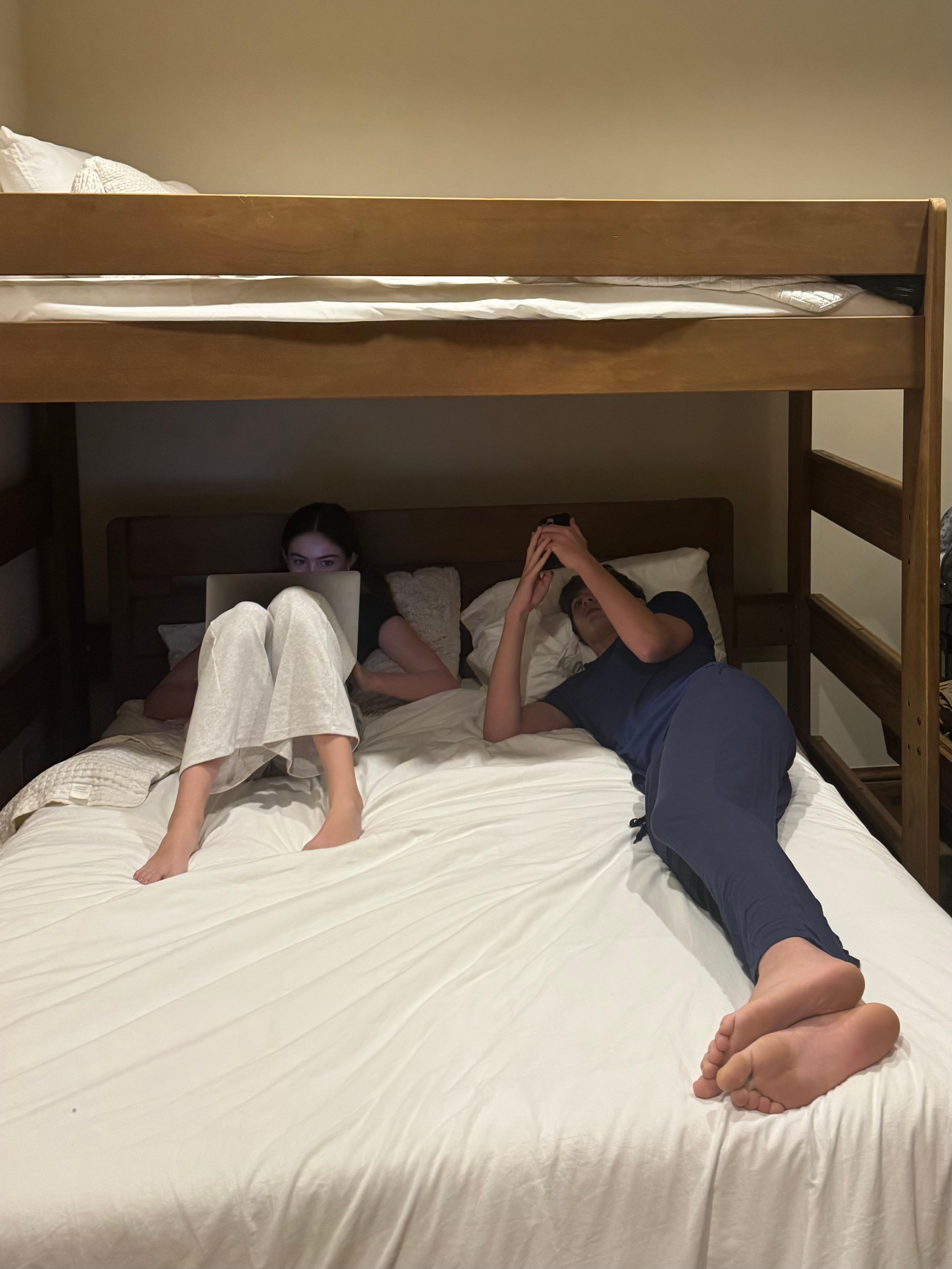 Our kids spending time together 