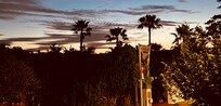Evening view from balcony