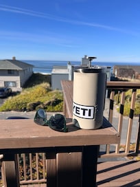 Coffee on the deck