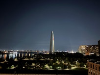 View from the rooftop patio.