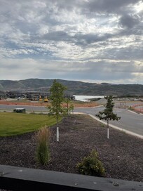 This was all the lake view we had from our porch.