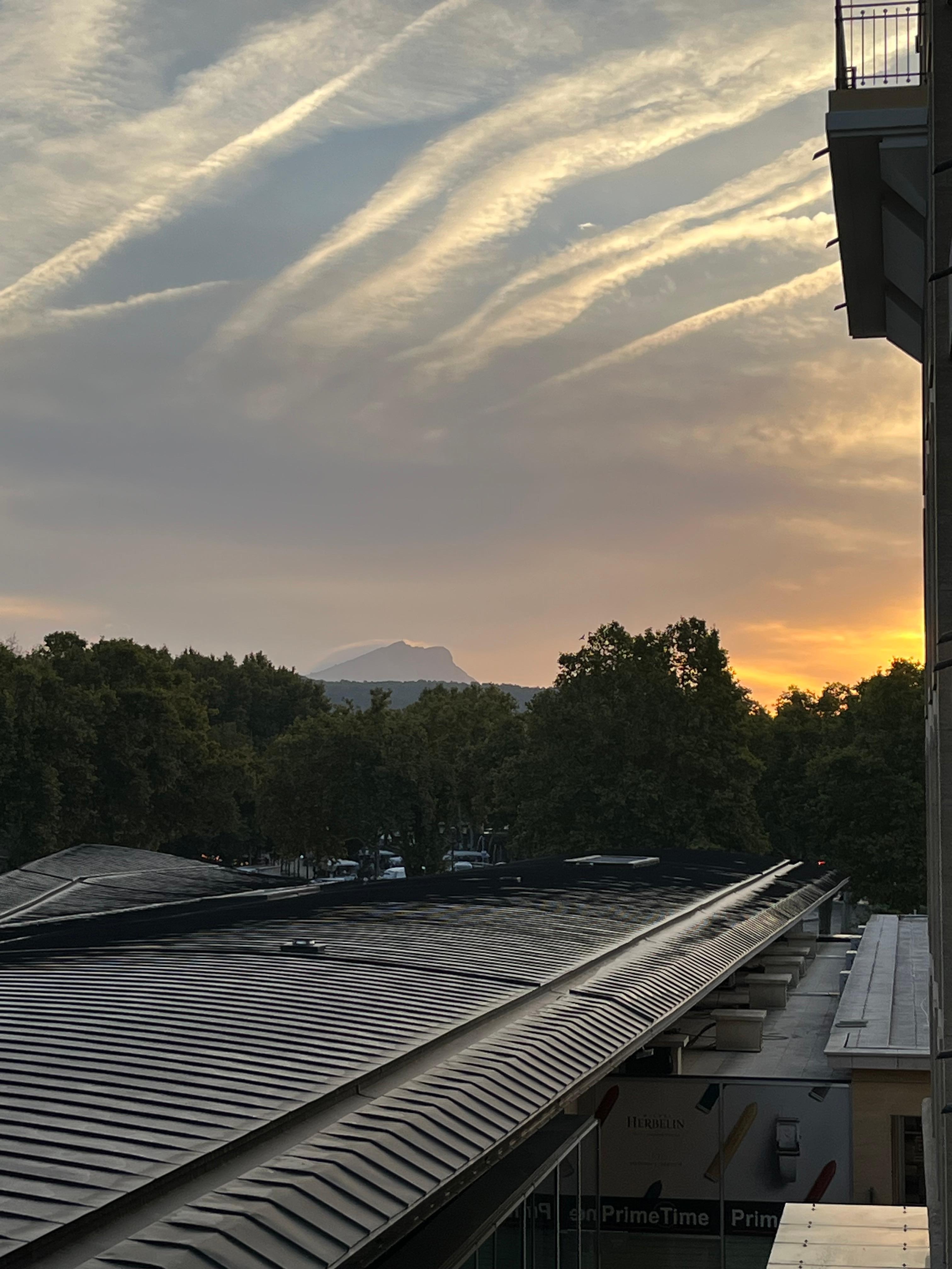 View from condo at sunrise 