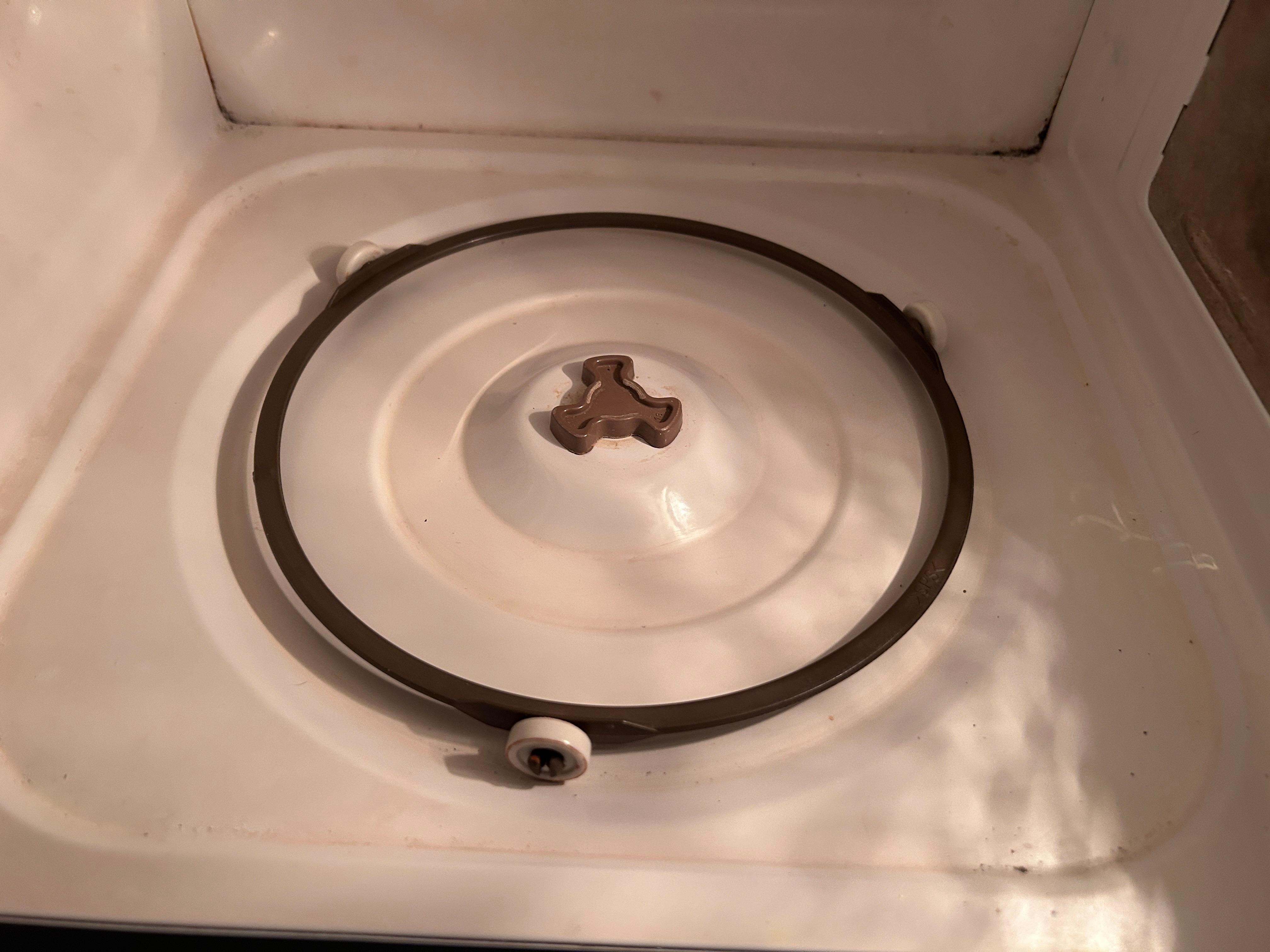 Microwave was dirty. 