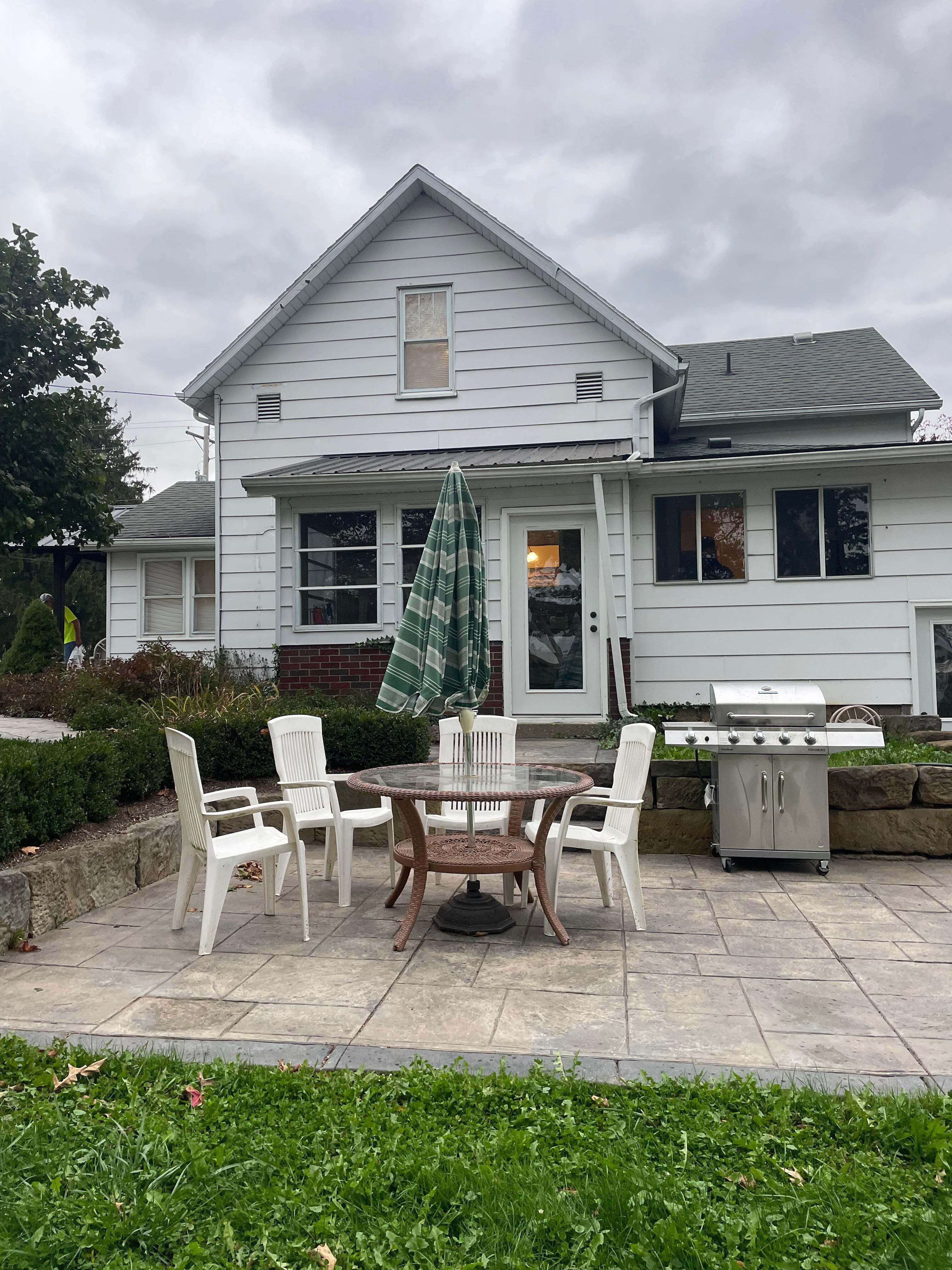 This was the space that we spent a lot of our time at. We had wonderful weather and had a wonderful time!!!!