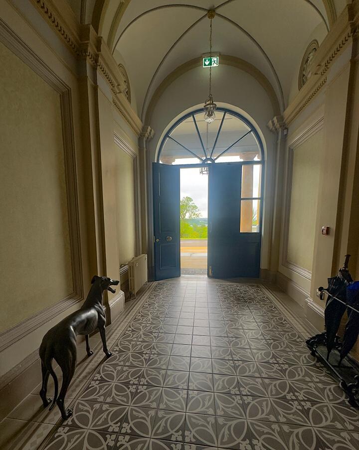 The Front Entry at Rockhill House