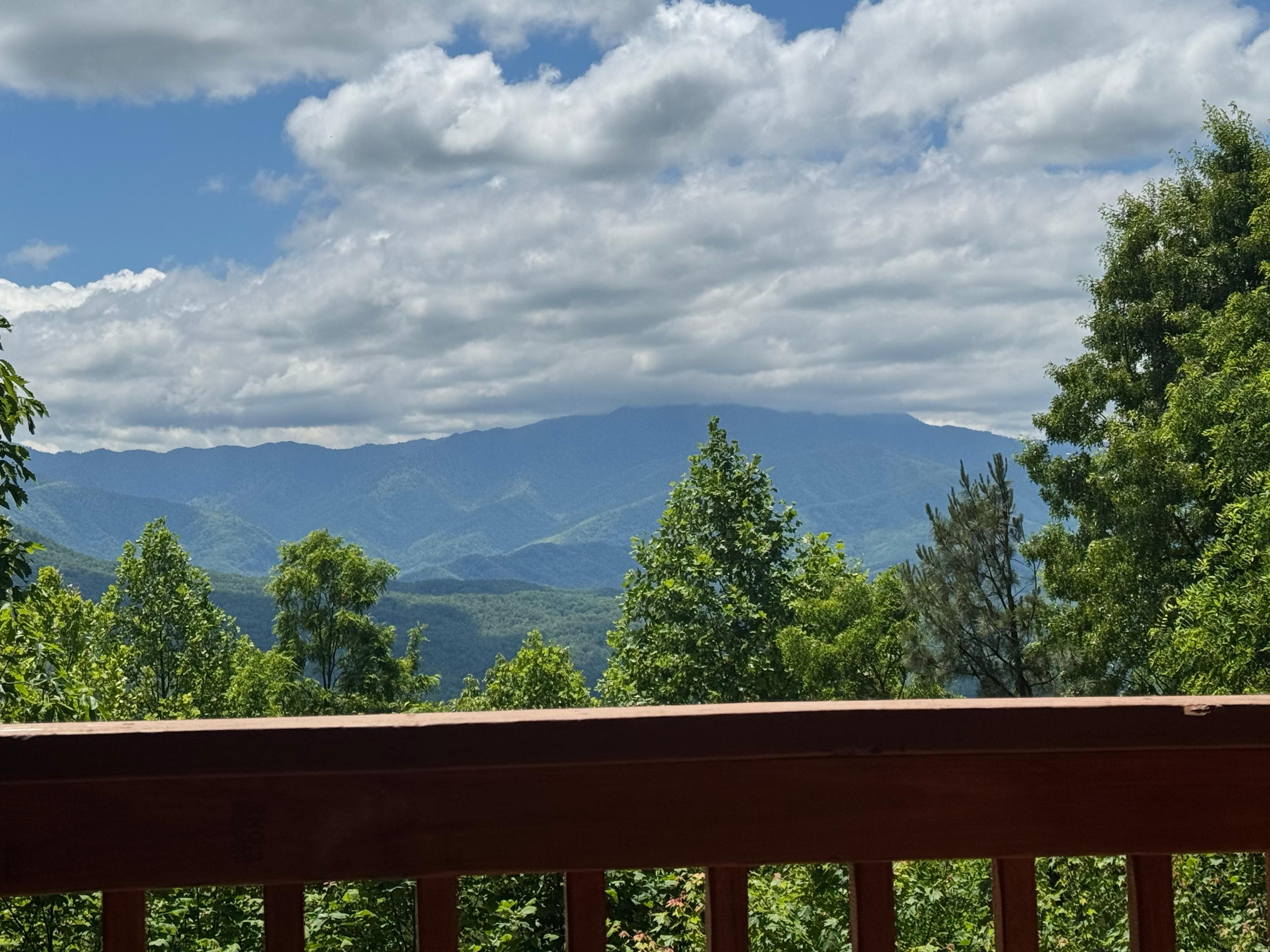 View from the hot tub