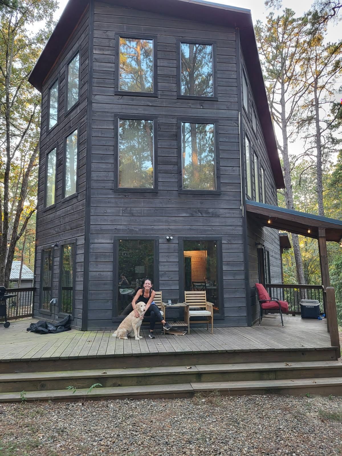 The Howling Wolf backyard