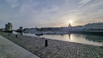 La Rochelle, soleil couchant.