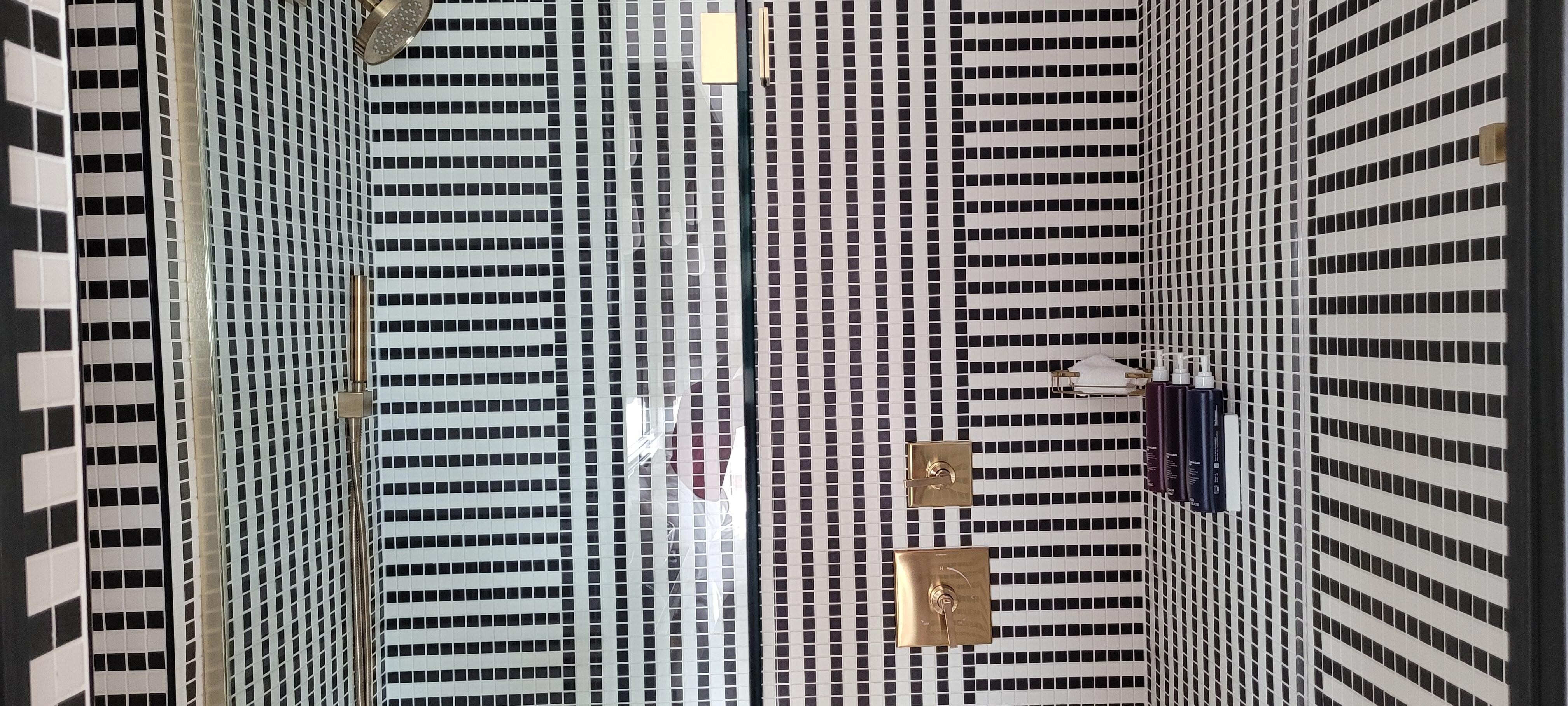 Exquisite tiled shower 