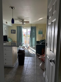 Entering the unit