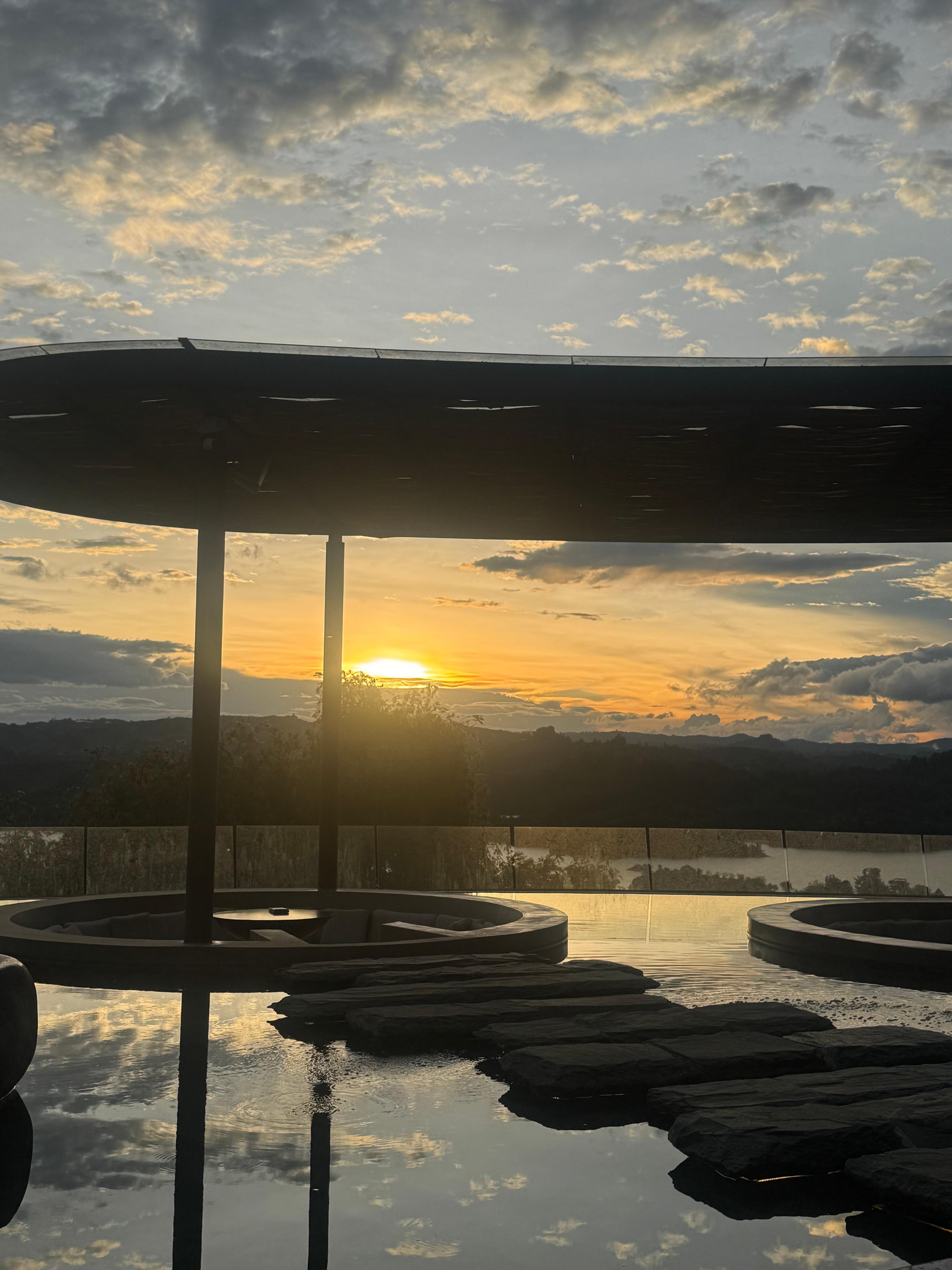 Beautiful sunset.