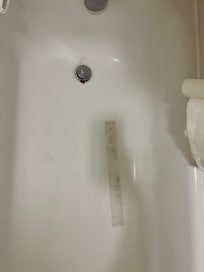 The shower floor