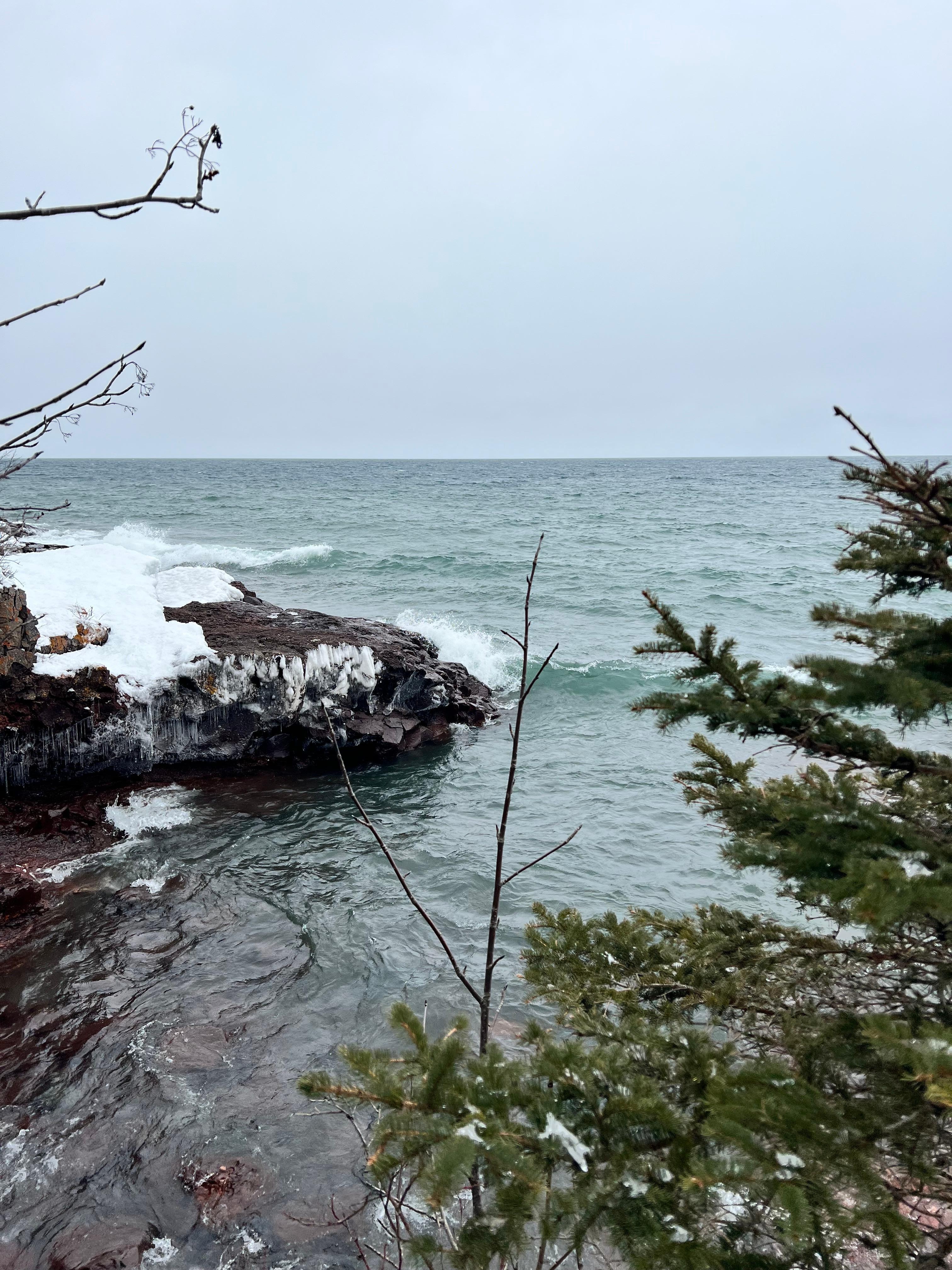 View of the lake from property