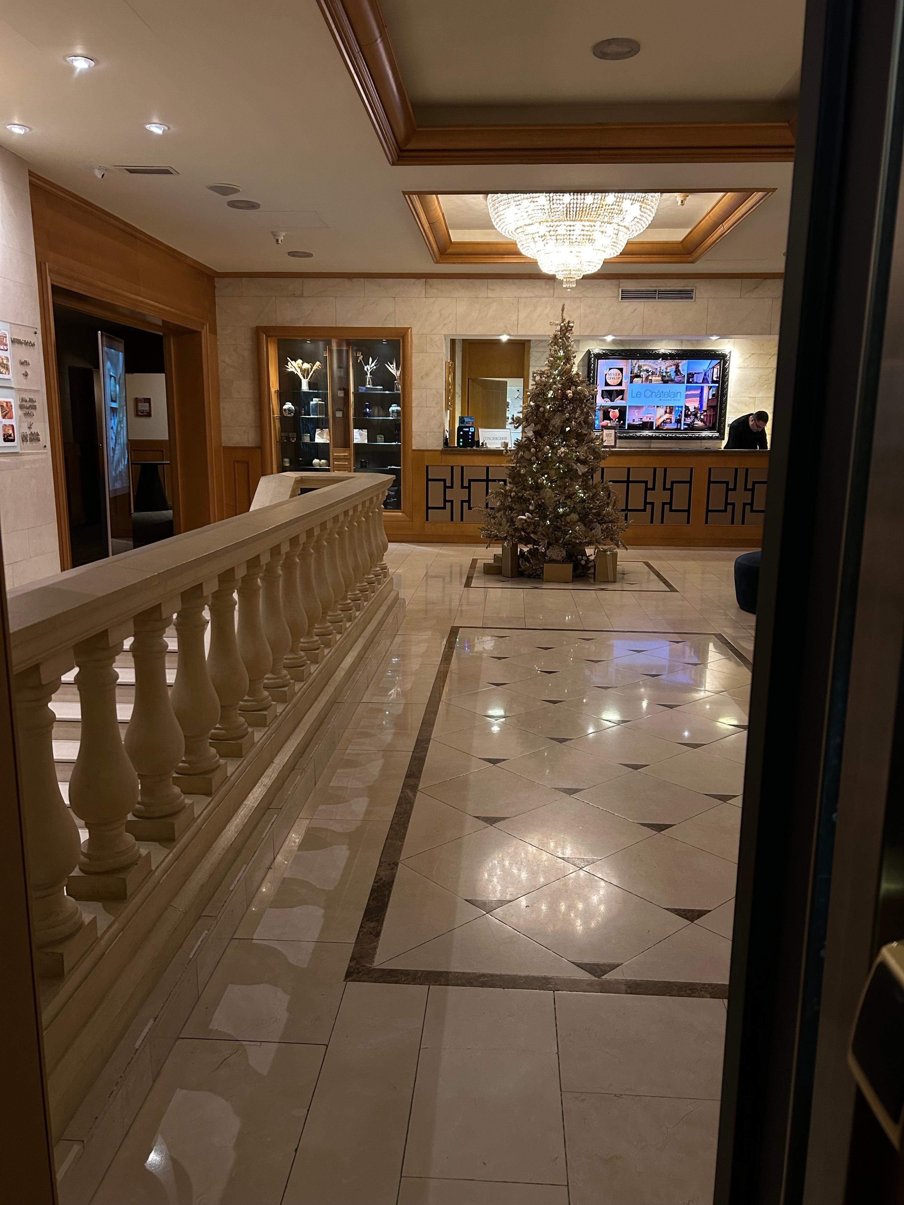 Sicht aus dem Fahrstuhl 