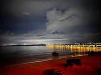 The dock at night is just stunning.