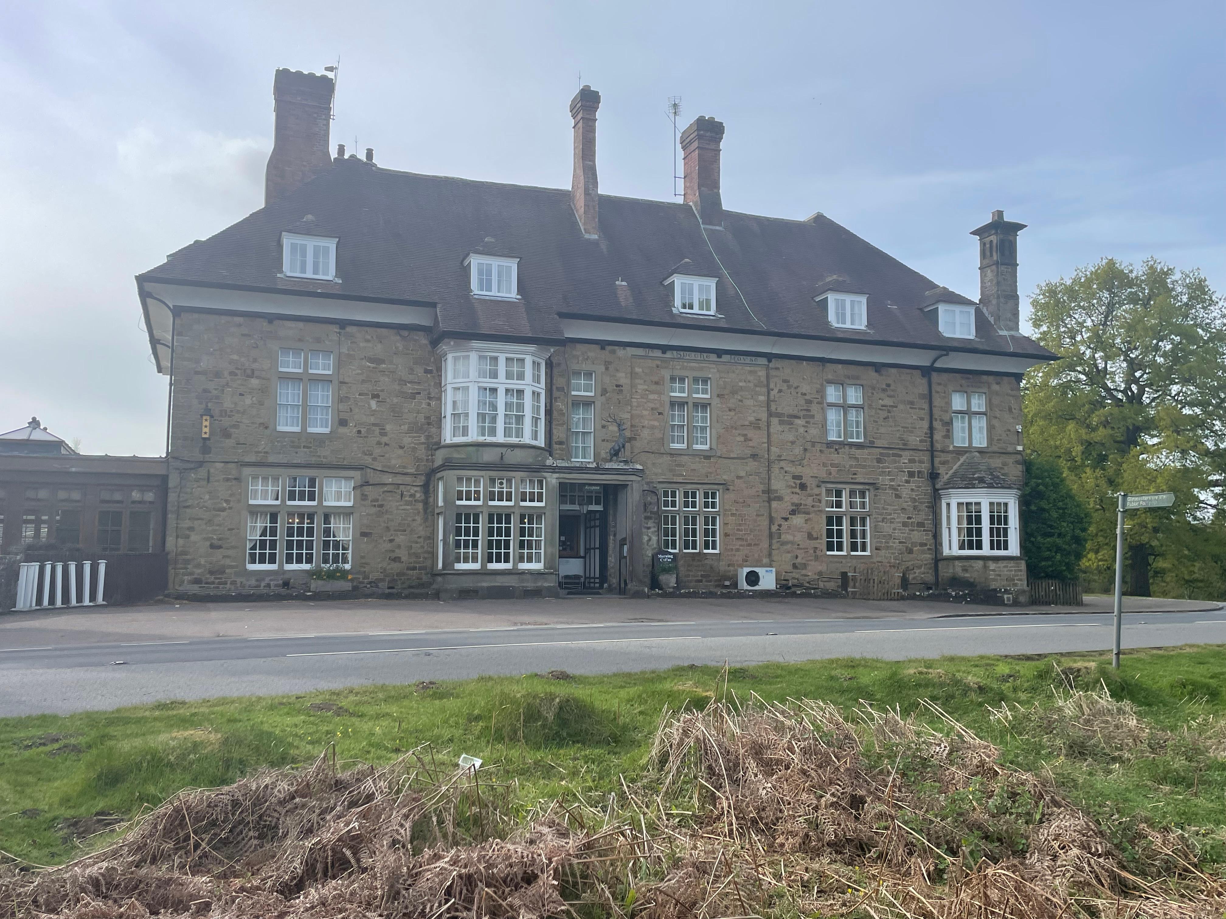 Front of the Speech House Hotel
