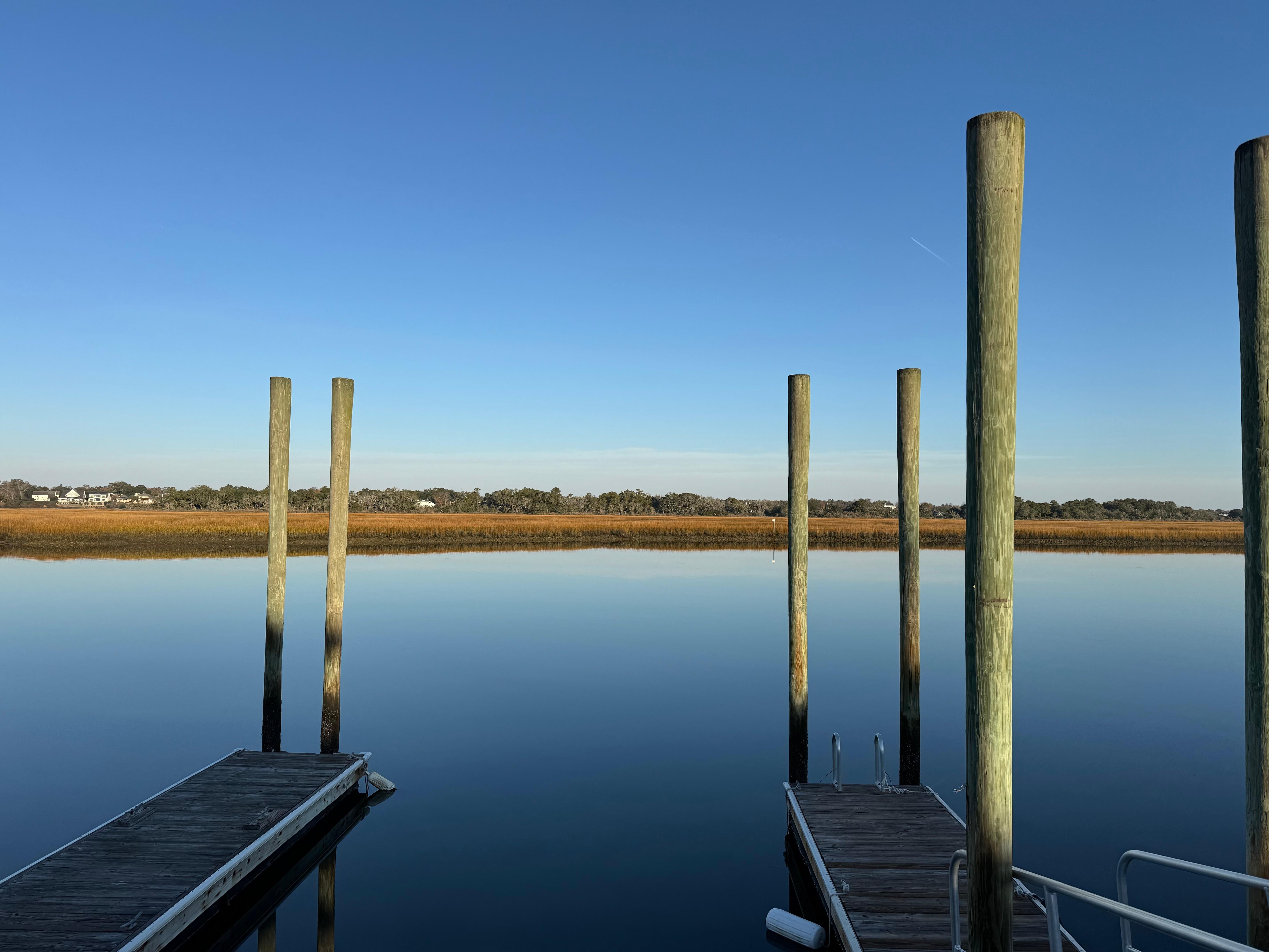Morning coffee with a view in December. 